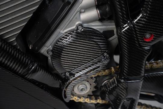 CMT Carbon Pinion Guard - 23-26 Stark Varg / MX / EX / SM