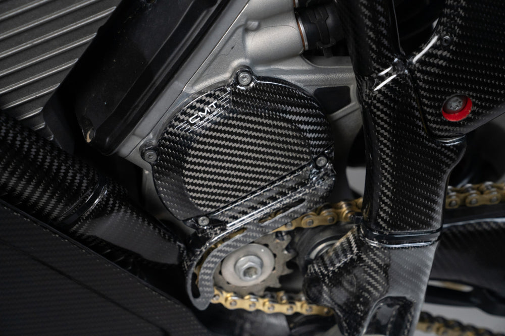 CMT Left Carbon Cover - 23-26 Stark Varg / MX / EX / SM