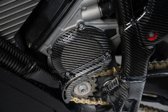 CMT Left Carbon Cover - 23-26 Stark Varg / MX / EX / SM