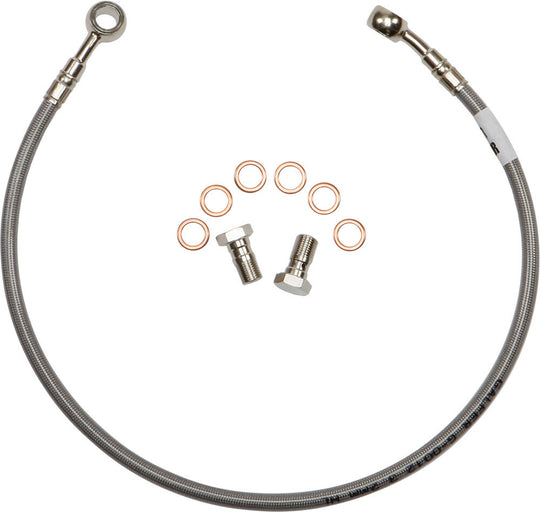 G Brakes Stainless Steel Brake Line - Yamaha Raptor 660R / 700R - Rear - Raptor 700R 2006-2012 4 in Extended