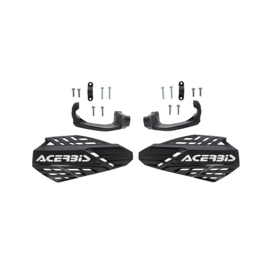 Acerbis Linear Vented Handguard - Black/White