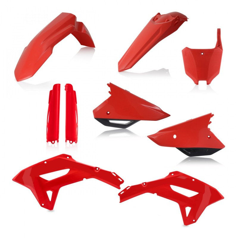 Acerbis Plastic Kit - 21-23 Honda CRF250/450RX/R-S - Red Orig 21