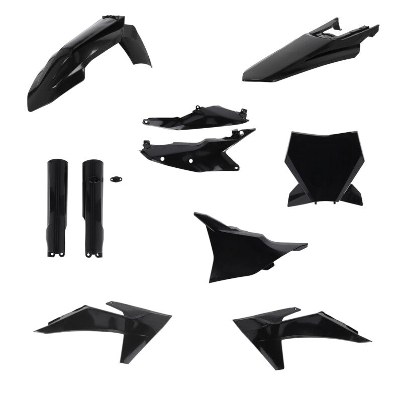 Acerbis Plastic Kit - 23-24 KTM SX/SX-F/XC/XC-F 125-450 - Blk 2