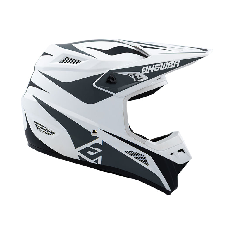 Answer AR1 Mototown Helmet Glossy White/Grey/Black