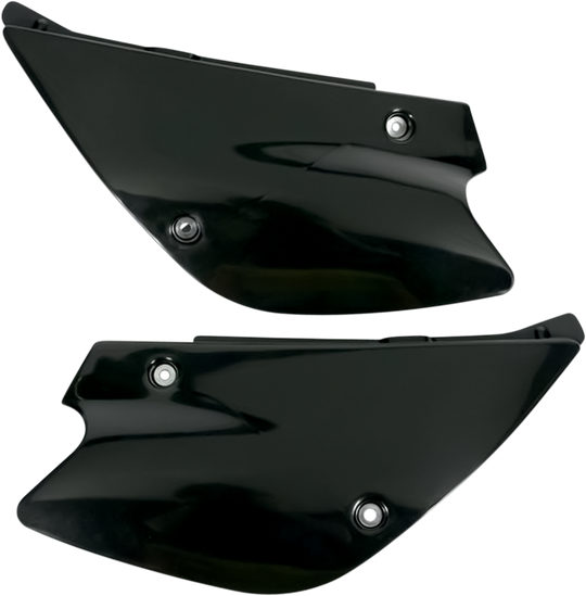 UFO Plast Side Panels Black - Kawasaki KX85 2001-2013