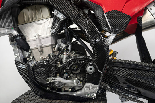 CMT Carbon Skid Plate - 25-26 Ducati Desmo 450 MX