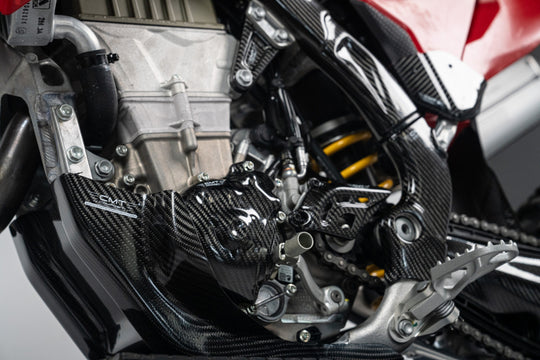 CMT Carbon Skid Plate - 25-26 Ducati Desmo 450 MX