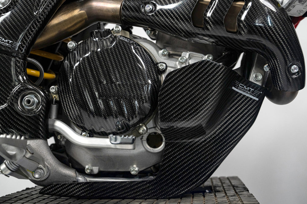 CMT Carbon Skid Plate - 25-26 Ducati Desmo 450 MX
