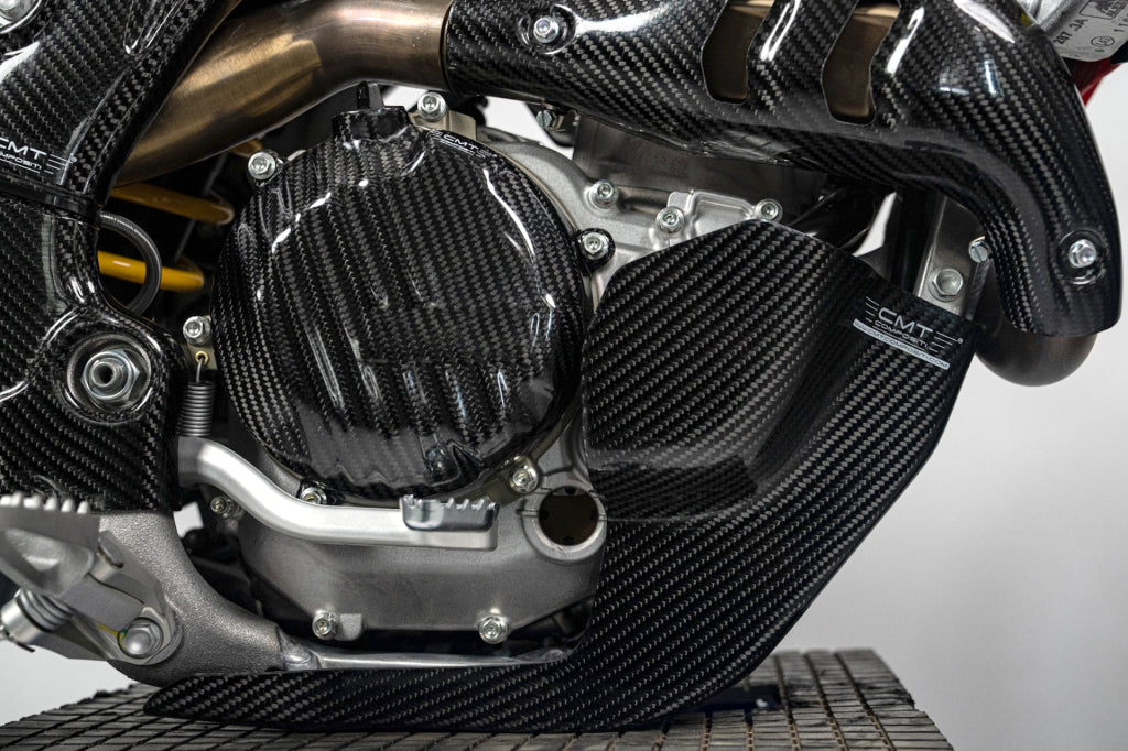 CMT Carbon Skid Plate - 25-26 Ducati Desmo 450 MX