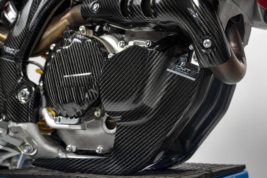 CMT Carbon Skid Plate - 25-26 Ducati Desmo 450 MX