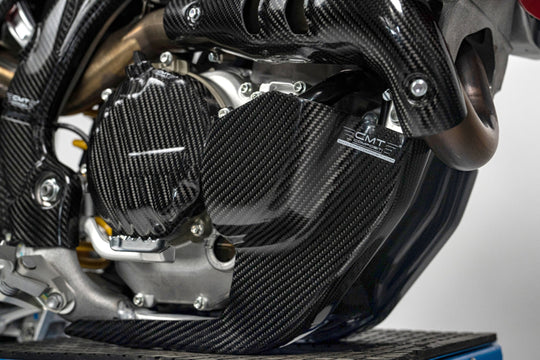 CMT Carbon Skid Plate - 25-26 Ducati Desmo 450 MX