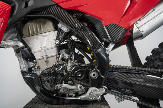 CMT Carbon Ignition Cover Guard - 25-26 Ducati Desmo 450