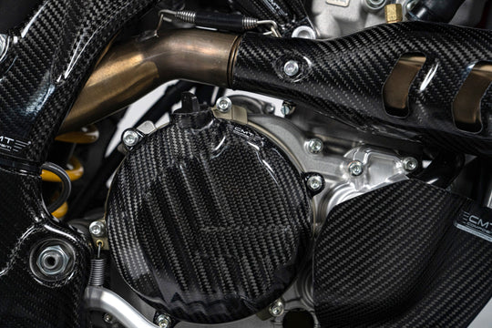 CMT Carbon Clutch Cover - 25-26 Ducati Desmo 450 MX