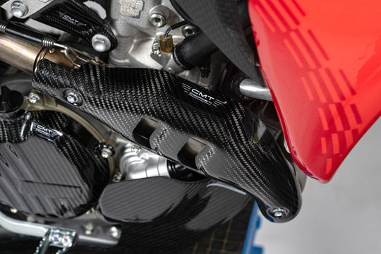 CMT Carbon Exhaust Guard - 25-26 Ducati Desmo 450 MX