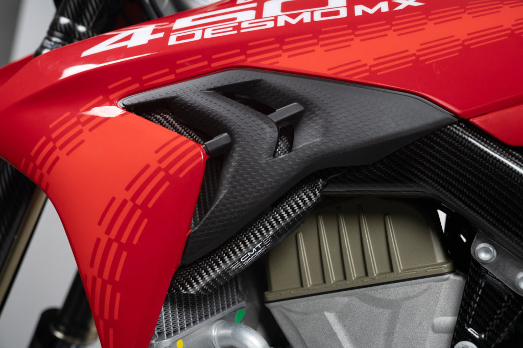 CMT Carbon Radiator Braces - 25-26 Ducati Desmo 450 MX