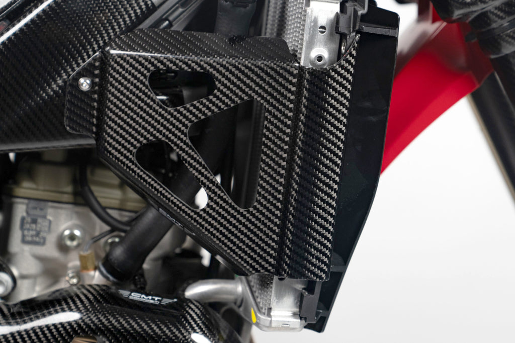 CMT Carbon Radiator Braces - 25-26 Ducati Desmo 450 MX