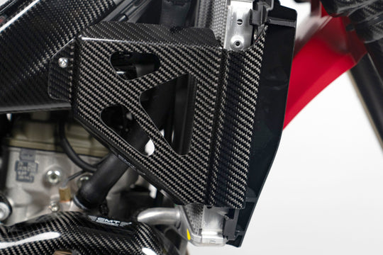 CMT Carbon Radiator Braces - 25-26 Ducati Desmo 450 MX