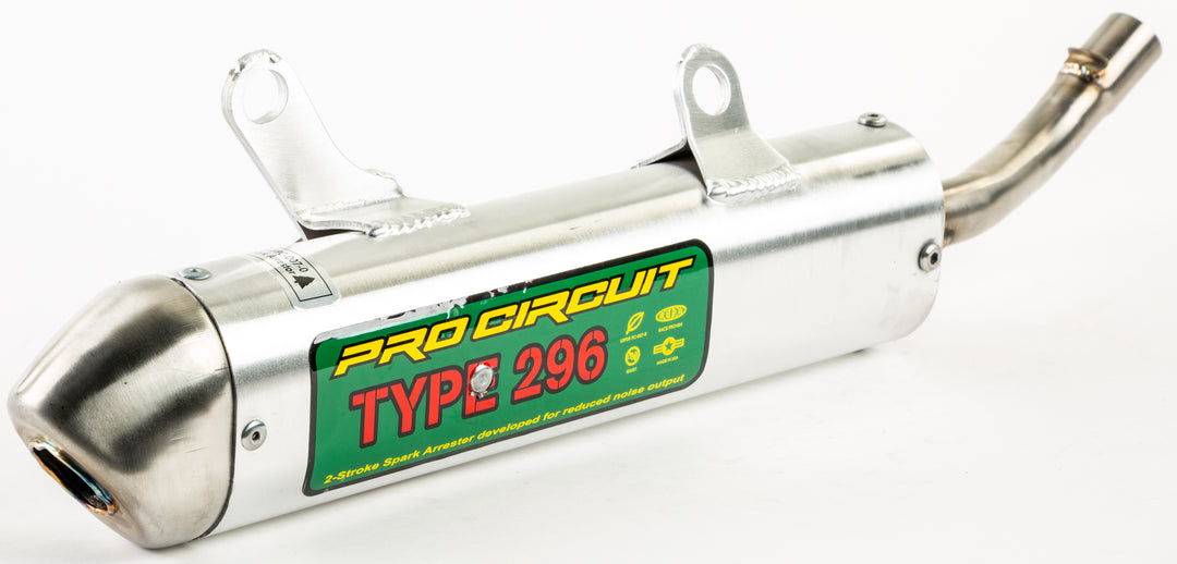 Pro Circuit Type 296 Spark Arrestor Silencer - Yamaha YZ125 2002-2021