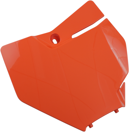 UFO Plast Front Number Plate Orange OEM - KTM 85 SX 2018-2024