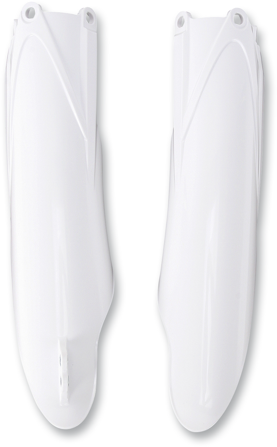 Acerbis Fork Covers Lower White - Yamaha WR250F and More