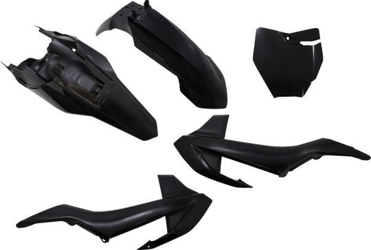 UFO Plast Replacement Body Kit Black - GasGas MC 65 2021-2023