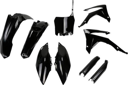 UFO Plast Body Kit Black - Honda CRF450R 2013-2016