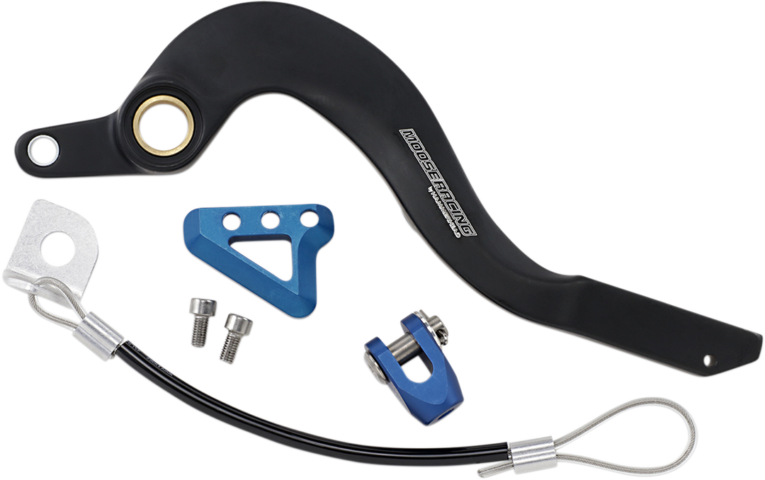 Moose Racing Brake Pedal Blue - Yamaha YZ85 2002-2026