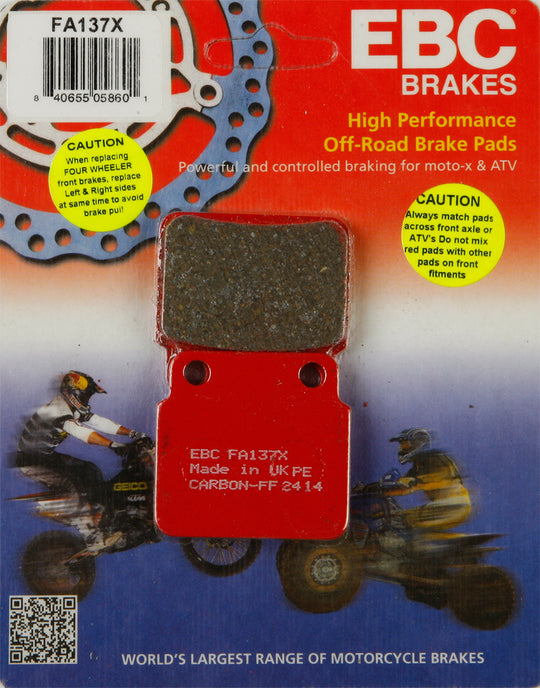 EBC Brake Pads FA137X Carbon