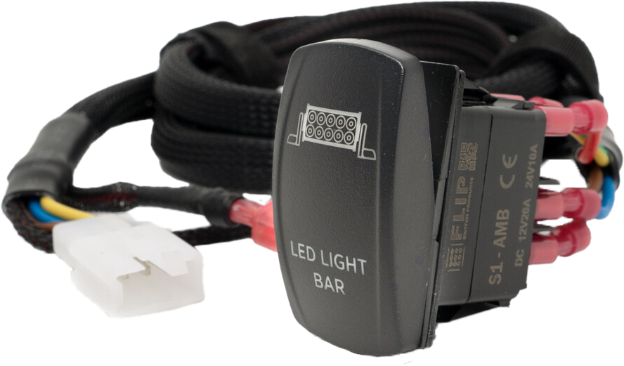 Open Trail EZ Harness Dash Rocker Switch - Light Bar - Standard Switch with EZ Harness