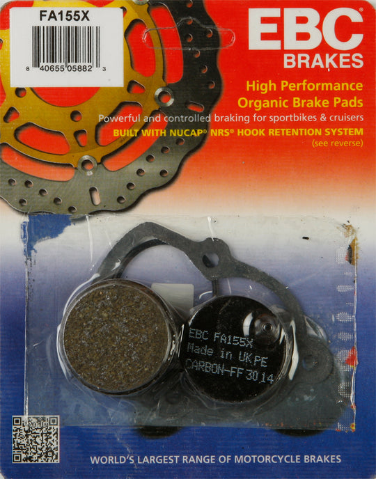 EBC Brake Pads FA155X Carbon