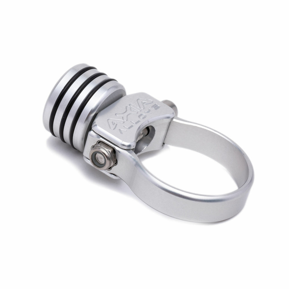 Axia Alloys Helmet Air Hose Plug Mount - Plug Mount / Silver