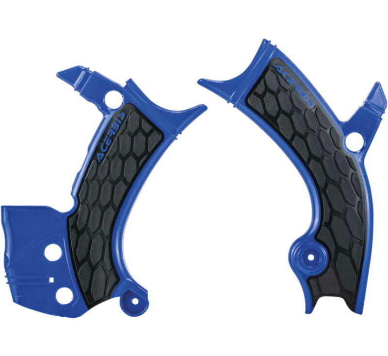 Acerbis X-Grip Frame Guards - 16-19 Yam YZ-F/WR-F - Blue/Black