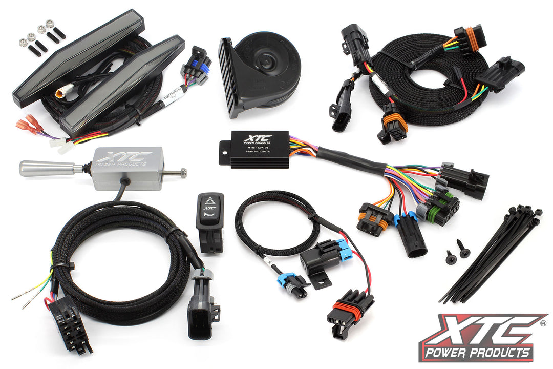 XTC Self-Canceling Turn Signal Kit with Billet Lever, Horn and X-LITE DRL - Polaris - Ranger SP 570 2022-2026