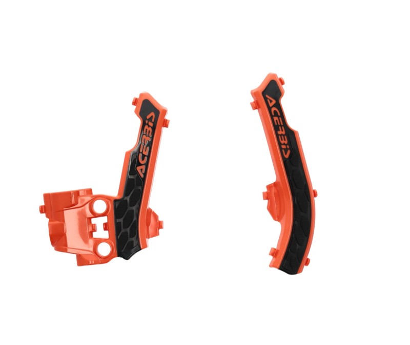 Acerbis X-Grip Frame Guards - 17+ KTM SX50 / Husq / GG - 16 Org/B
