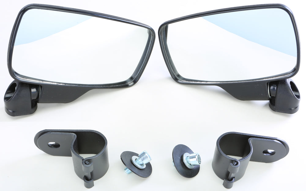 Seizmik Folding Side View Mirrors - Pair - 1.5 in Roll Bar