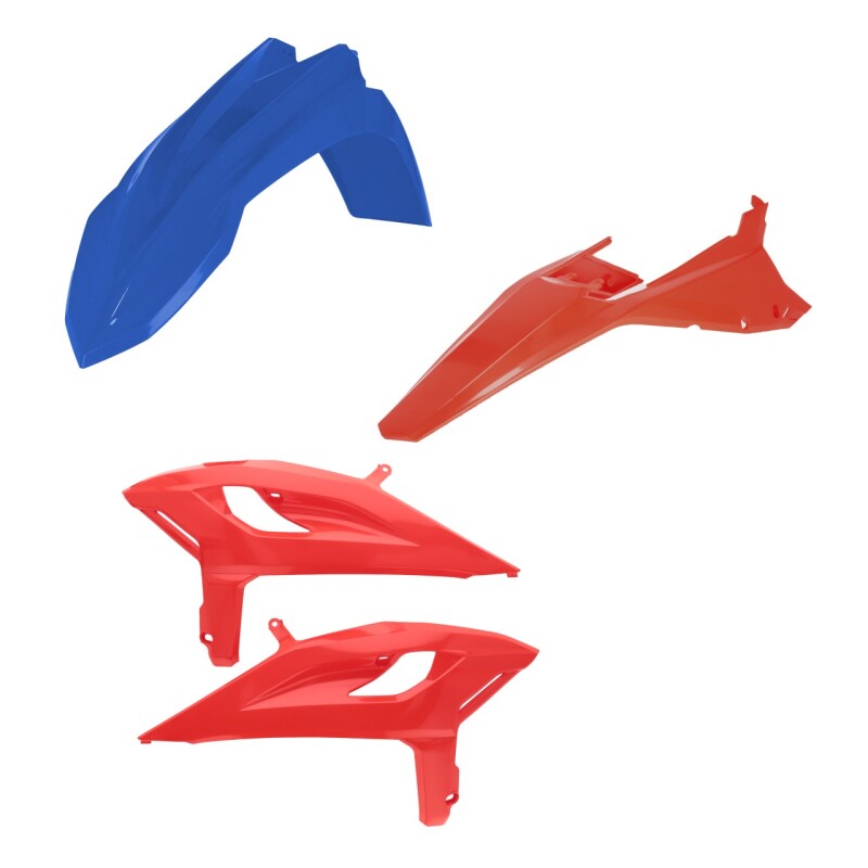 Acerbis Plastic Kit - 25+ Beta RR Race / X-Pro 2T/4T - Blue/Red