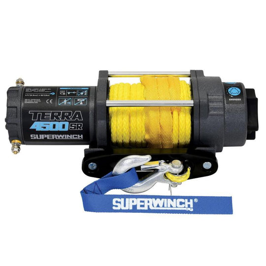 Superwinch Terra 4500SR Winch - 4,500 lb - Gray Wrinkle