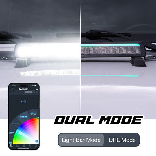 XK Glow XKMax RGBW LED Light Bar - Dual Mode