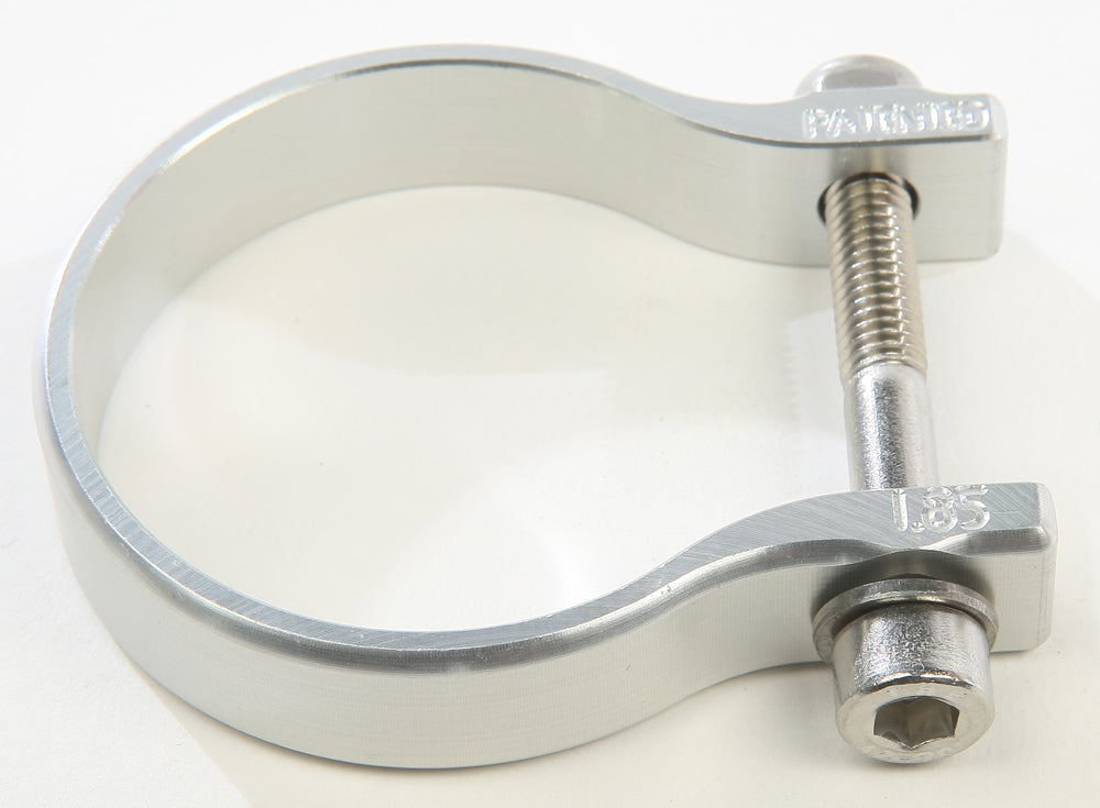 Axia Alloys Roll Bar Strap Clamp - UTV Roll Cage Mounting Clamp - 1.85 in / Silver