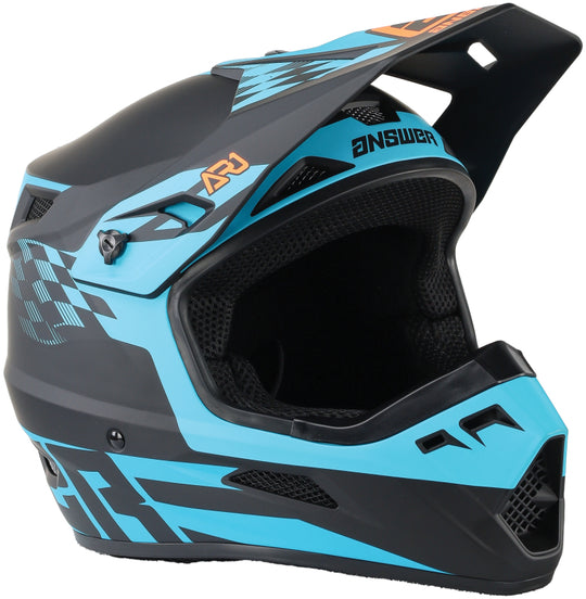 Answer AR1 Sweep Helmet Black/Astana/Hyper Orange Youth
