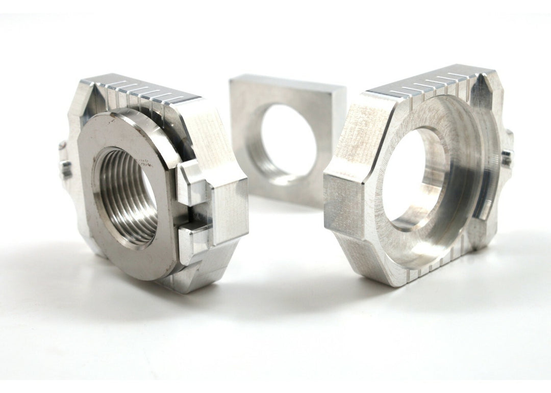 Works Connection Axle Blocks Elite KTM/Husqvarna Silver