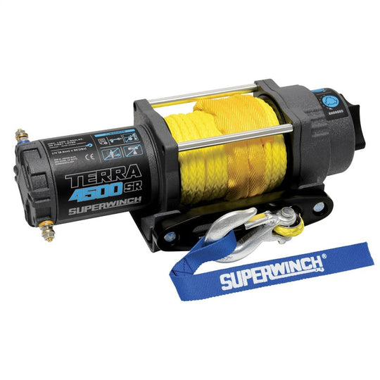 Superwinch Terra 4500SR Winch - 4,500 lb - Gray Wrinkle