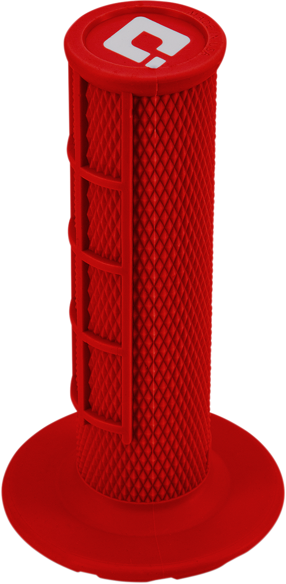 ODI Grips MX Half Waffle Fluorescent Green - Honda CRF450R and More