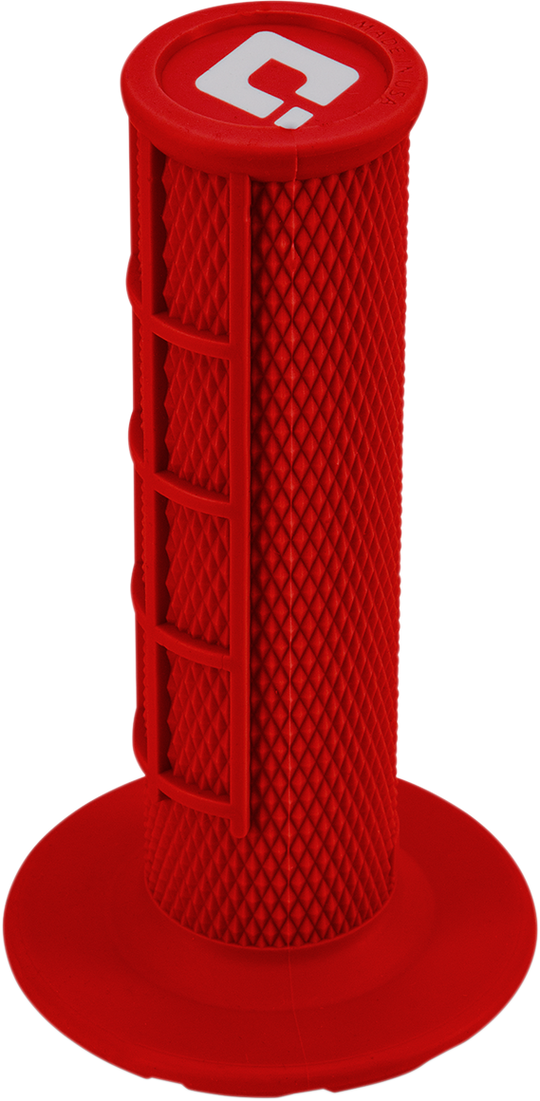 ODI Grips MX Half Waffle Fluorescent Green - Honda CRF450R and More