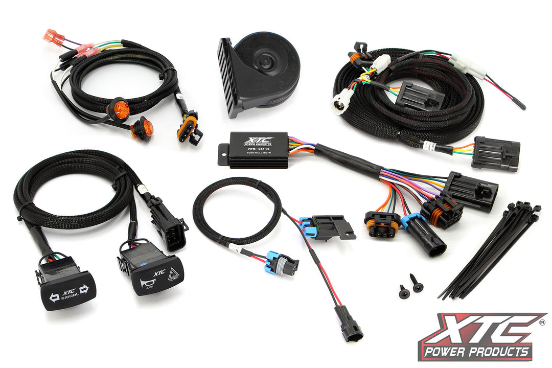XTC Self-Canceling Turn Signal Kit with Horn and X-LITE DRL - Yamaha - Wolverine X4 / Wolverine 2018 (3 wire)