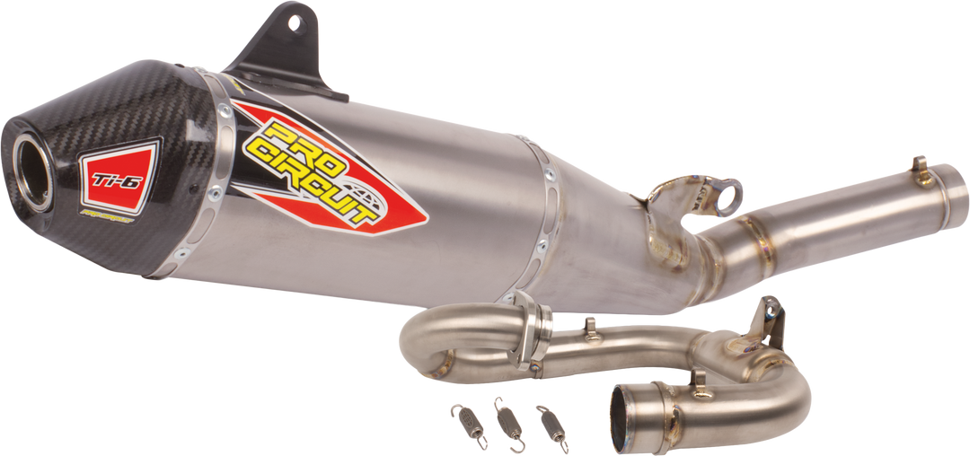 Pro Circuit Ti-6 Titanium Full System with Carbon Cap - Yamaha YZ250FX/YZ250F 2019-2026
