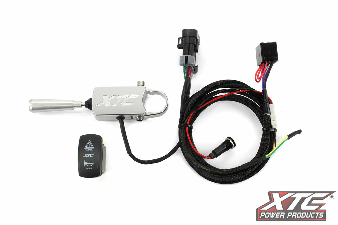 XTC Self-Canceling Turn Signal Kit with Billet Lever - Kawasaki