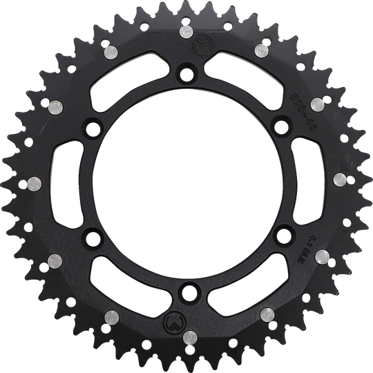 Moose Racing Dual Sprocket 48 Tooth Black - Suzuki RM125 and More