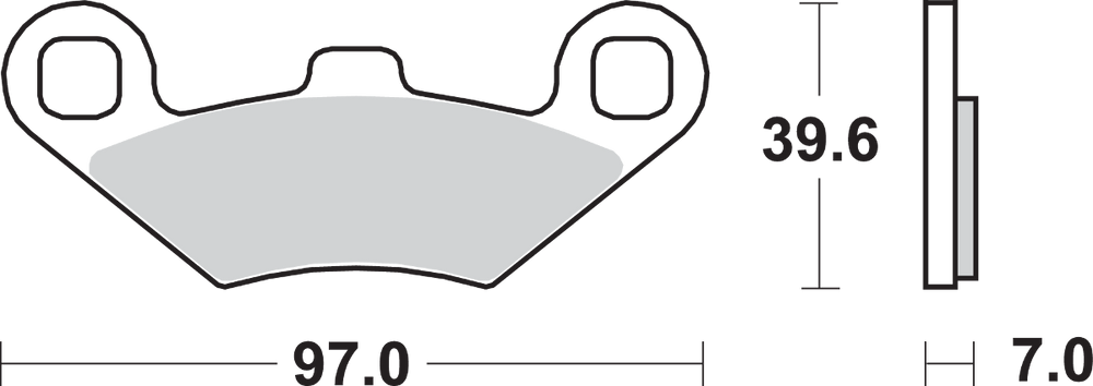 SBS Brake Pads - Polaris Predator 500 and More