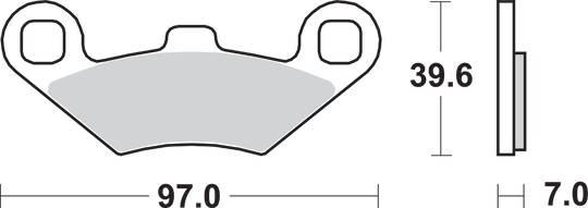 SBS Brake Pads - Polaris Predator 500 and More